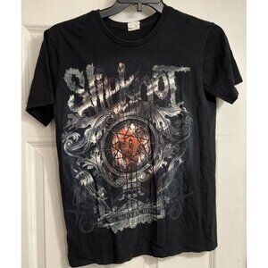 Vtg Slipknot Iowa Double Sided‎ T-Shirt Sz Small Concert Band Y2k Heavy Metal